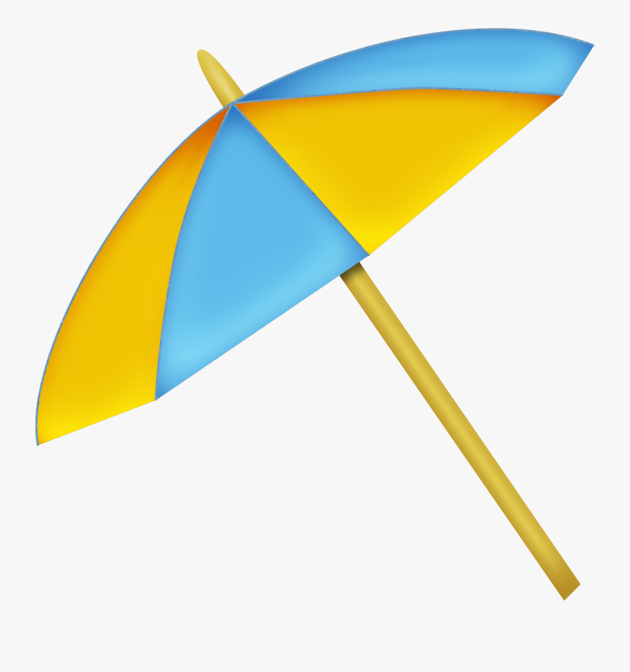Transparent Beach Umbrella Clipart - Dibujos De Sombrillas Playa, Transparent Clipart