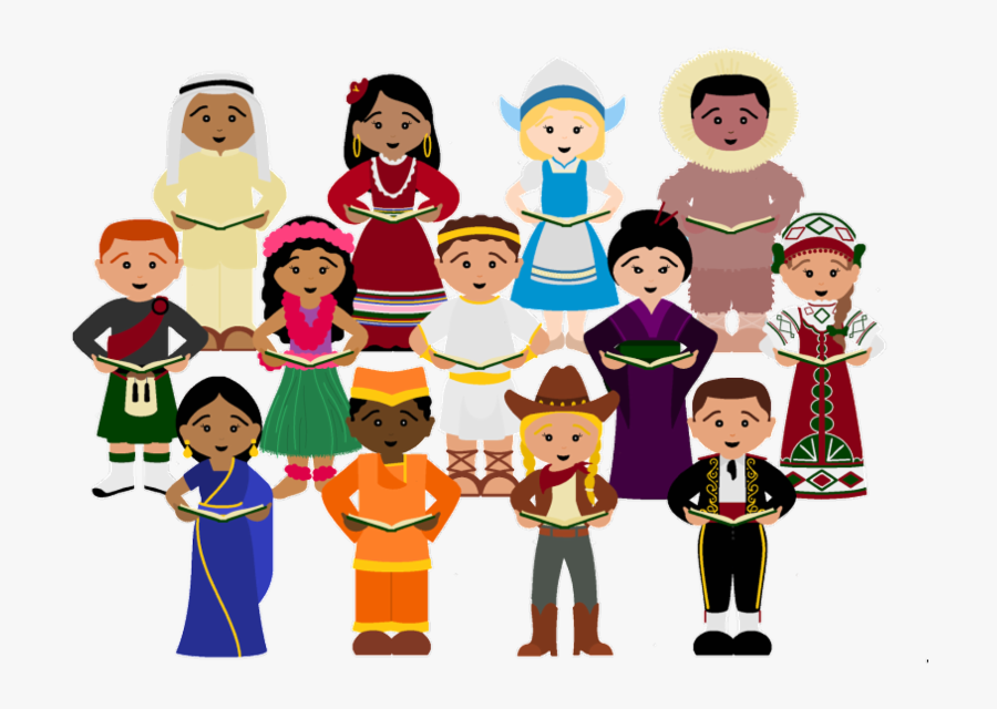 Cartoon People From All Over The World, Transparent Clipart