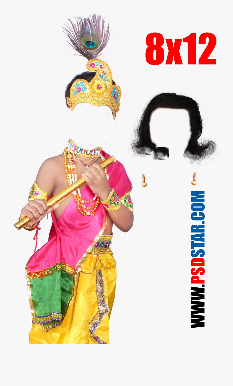 Krishna Images Hd Png - Lord Krishna Dress Png, Transparent Clipart