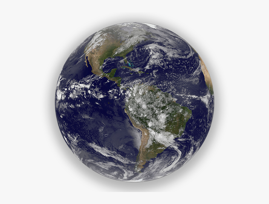 Transparent Asteroid Clipart - Zoomed Out Picture Of The Earth, Transparent Clipart