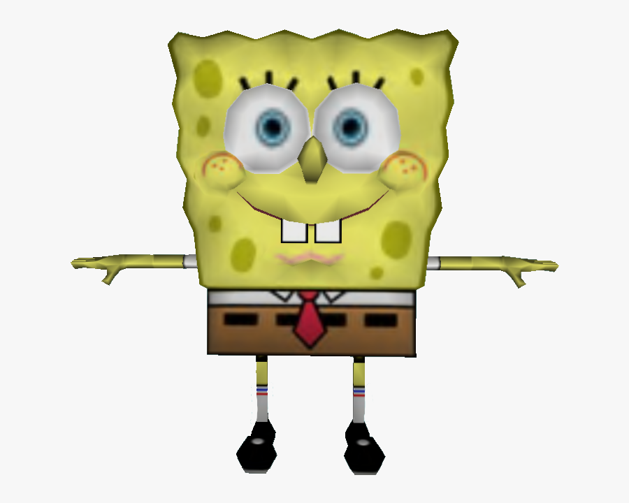 Pc Computer Spongebob Squarepants - Spongebob 3d Mode, Transparent Clipart