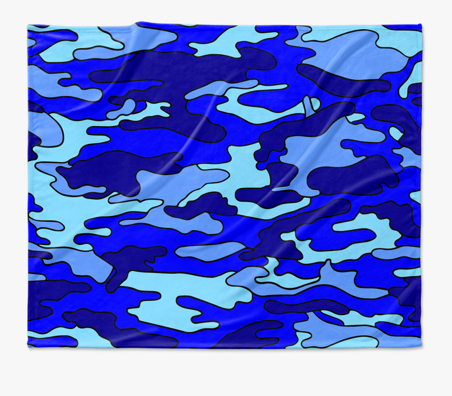 Colored Camo Blanket, Transparent Clipart