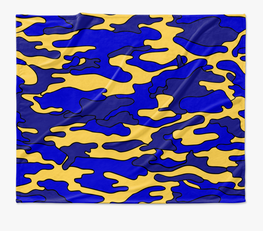 Colored Camo Blanket, Transparent Clipart