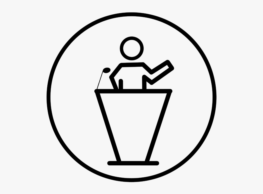 Oral Presentation Logo, Transparent Clipart