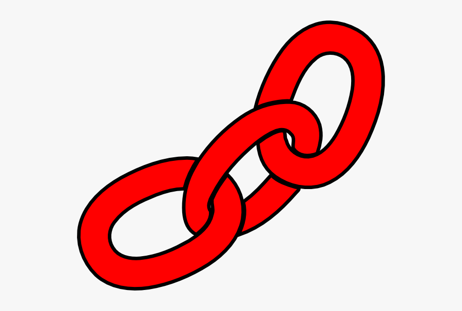 Transparent Chain Links Clipart - Red Chain Links Clipart, Transparent Clipart