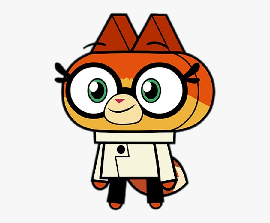 Unikitty Dr Fox, Transparent Clipart