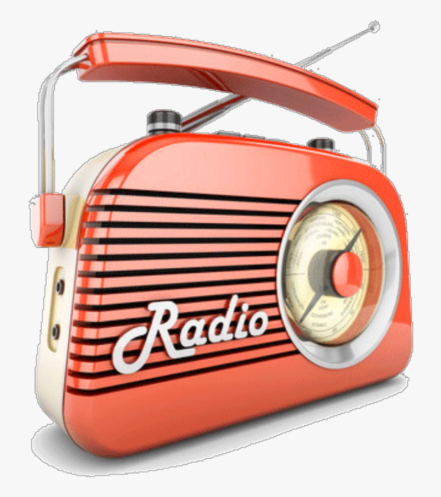 Transparent Retro Radio Clipart - Radio Orange Vintage, Transparent Clipart