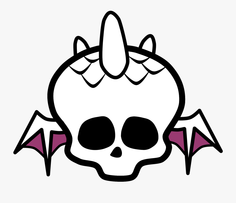 Everyone Is Welcome - Monster High Skull, Transparent Clipart