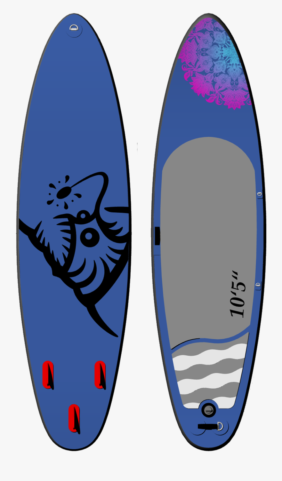 Tambo Yoga 10"5″ - Surfboard, Transparent Clipart