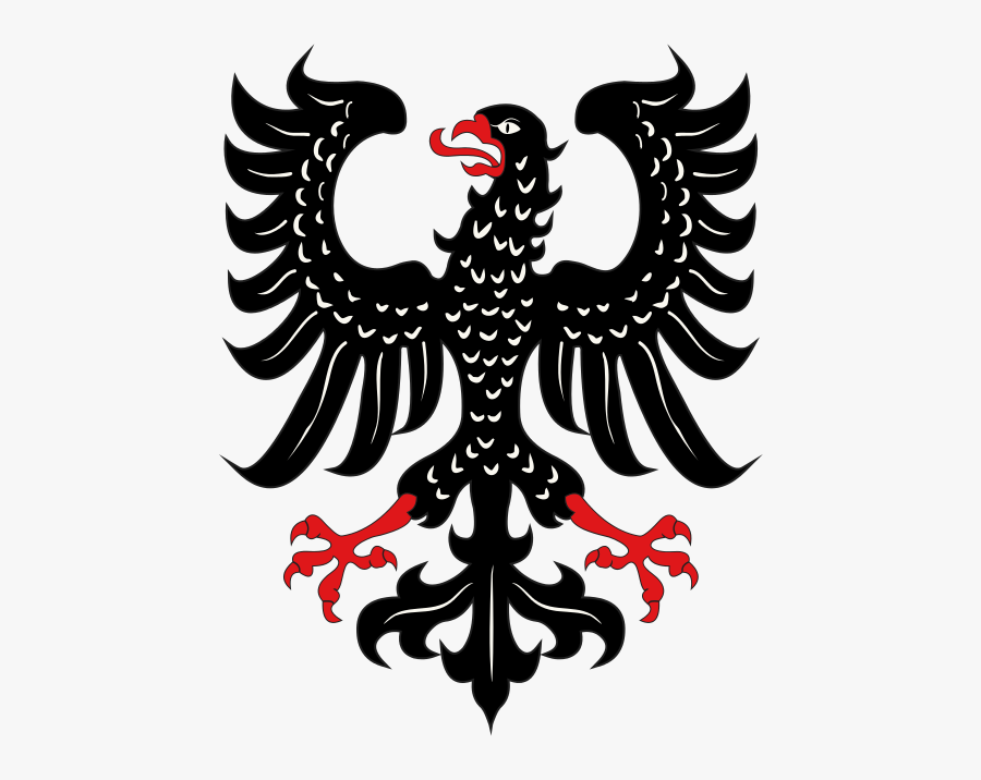 This Image Rendered As Png In Other Widths - Red Heraldic Eagle Png, Transparent Clipart