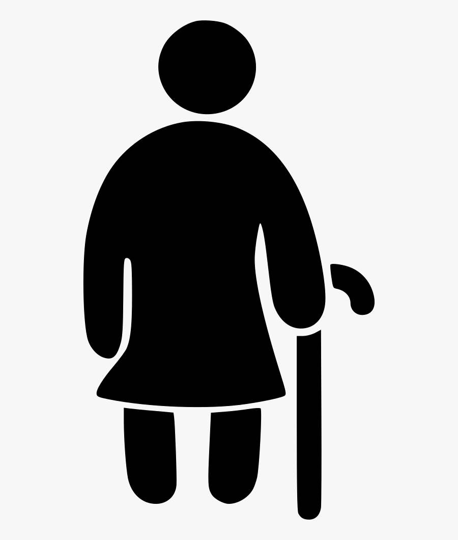 Transparent Old Woman Png - Illustration, Transparent Clipart