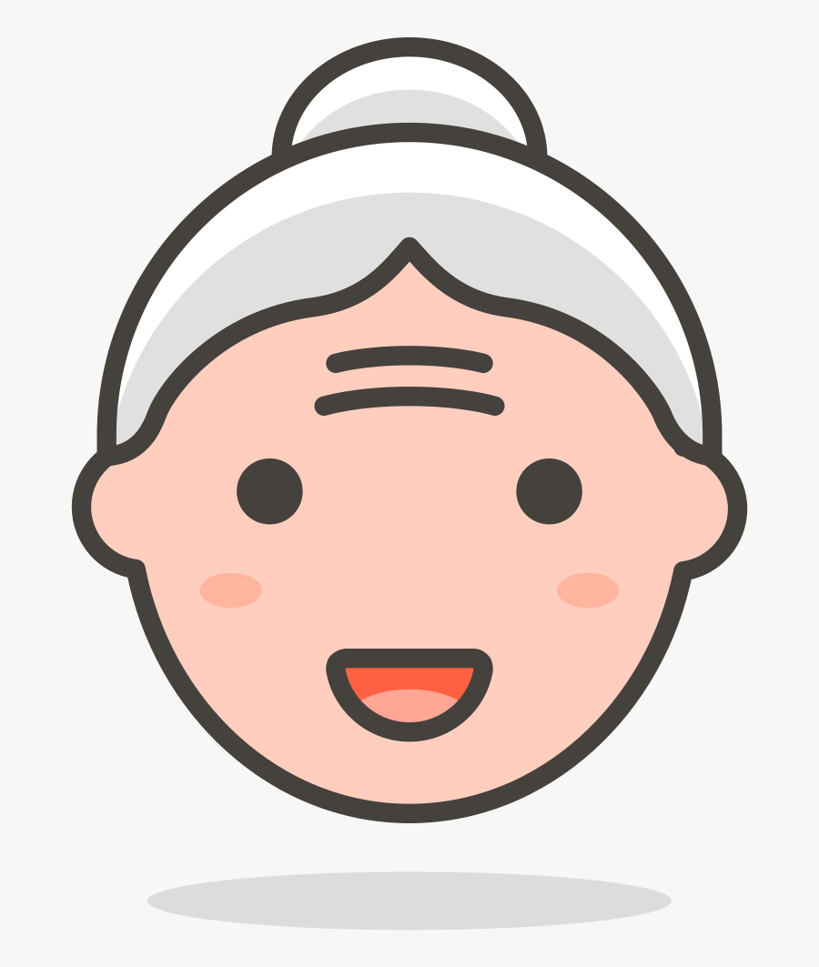124 Old Woman - Old Woman Vector Png, Transparent Clipart