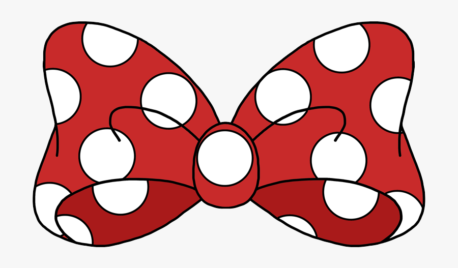 Mickey Mouse Bow Png - Minnie Mouse Bow Png, Transparent Clipart