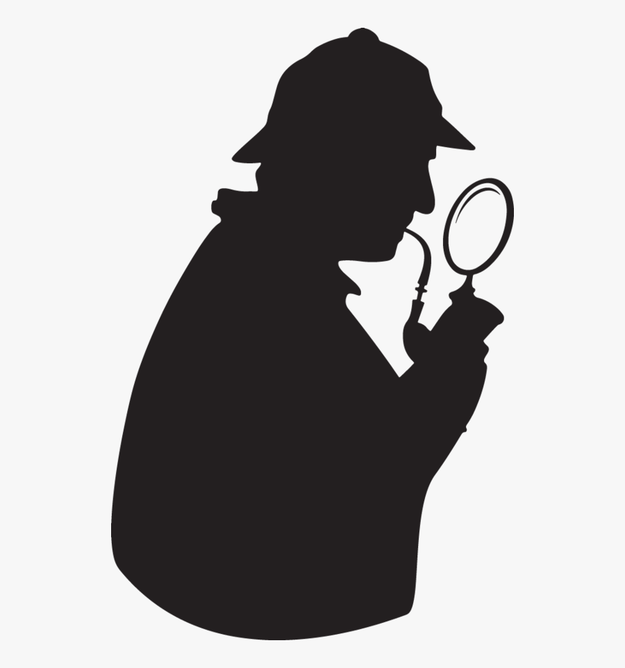 Magnifying Glass Sherlock Holmes, Transparent Clipart