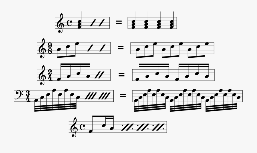 Musical Example - Sheet Music 4 4 Time, Transparent Clipart