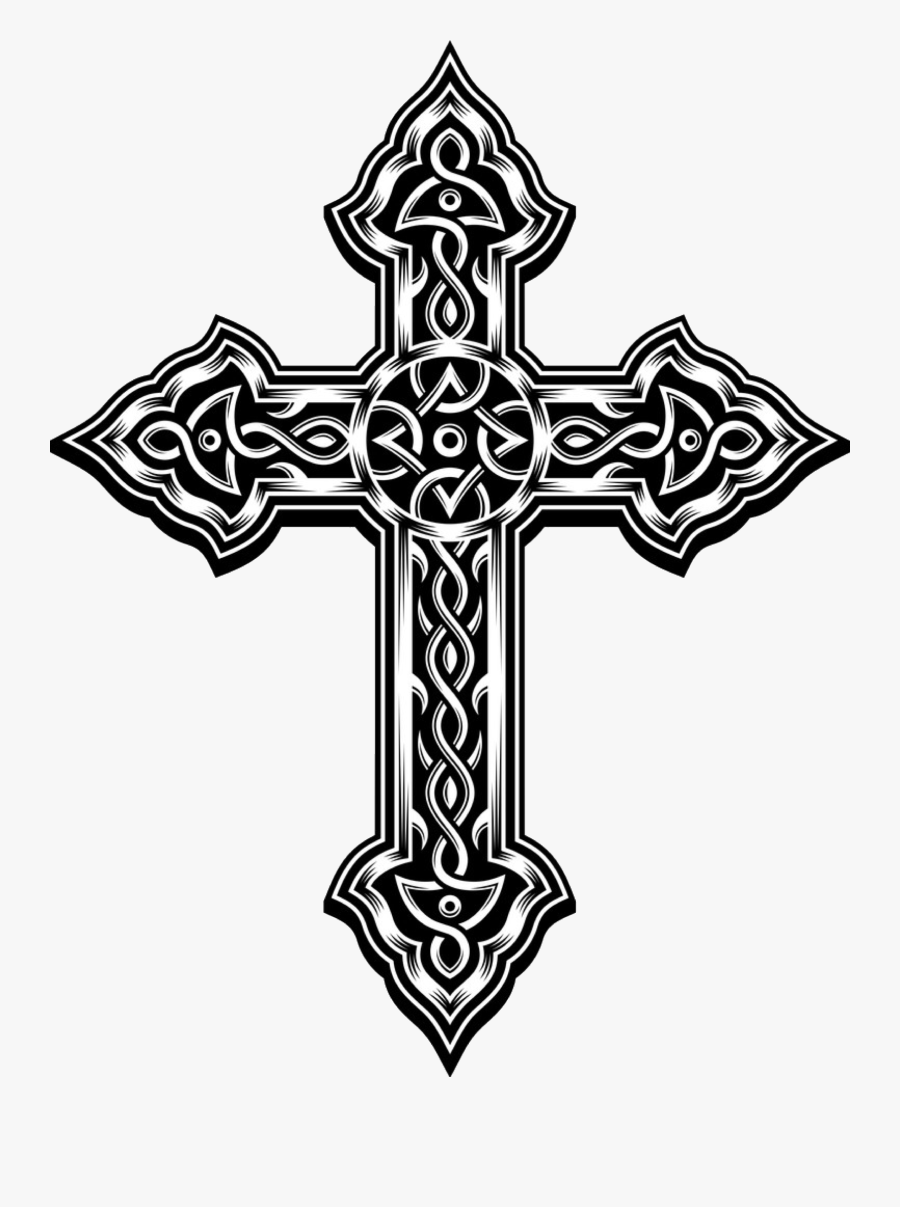 Celtic Cross Tattoo Flash, Transparent Clipart