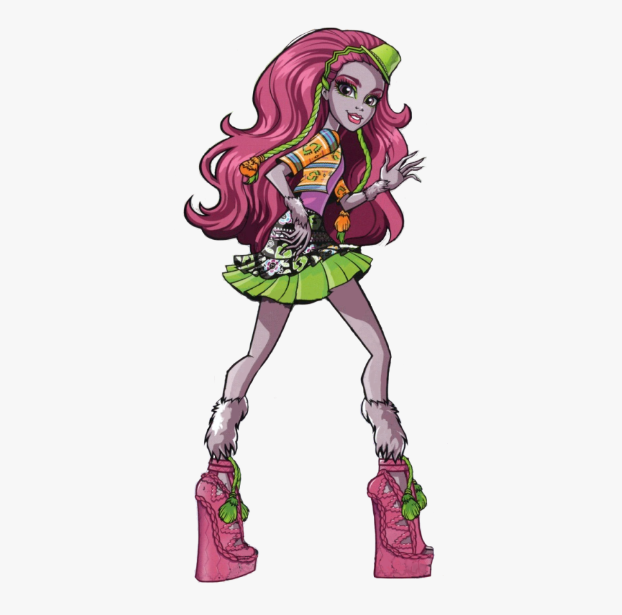 Clip Art Preteen Lingerie Models - Monster High Abbey Cousin, Transparent Clipart