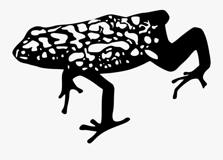 Dart Frog Svg Png Icon Free Download - Dart Frog Png Black, Transparent Clipart