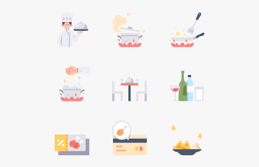 Restaurants And Dining, Transparent Clipart