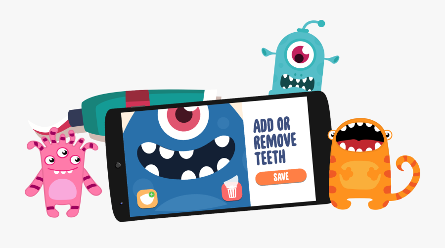 Transparent Kids Brushing Teeth Clipart - Cartoon, Transparent Clipart