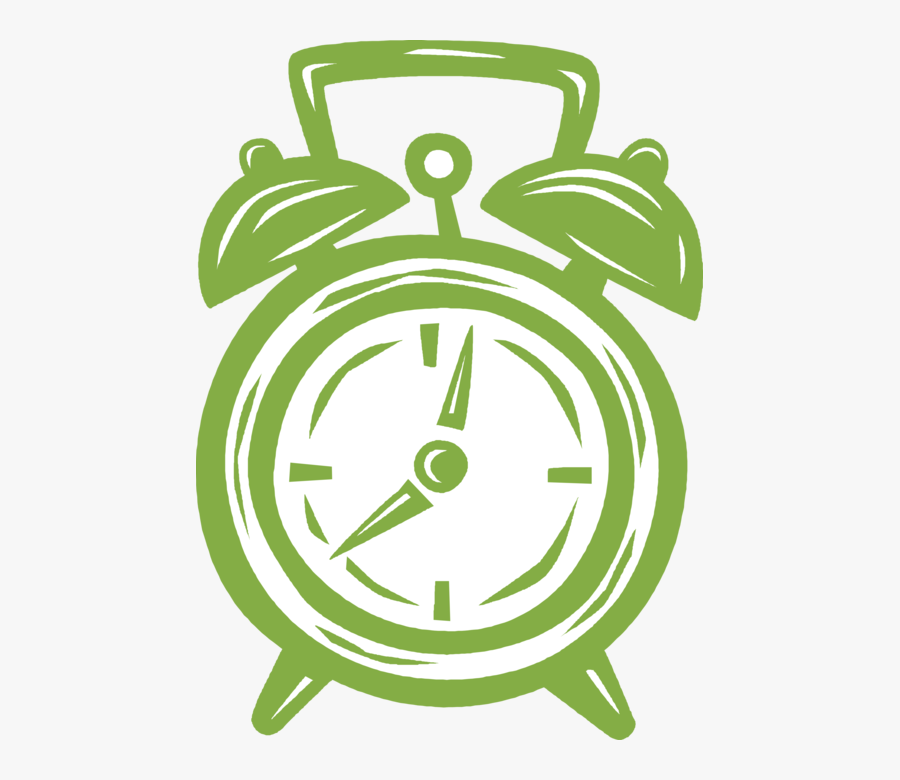 Vector Illustration Of Alarm Clock Displays Time And - Clock Clip Art, Transparent Clipart
