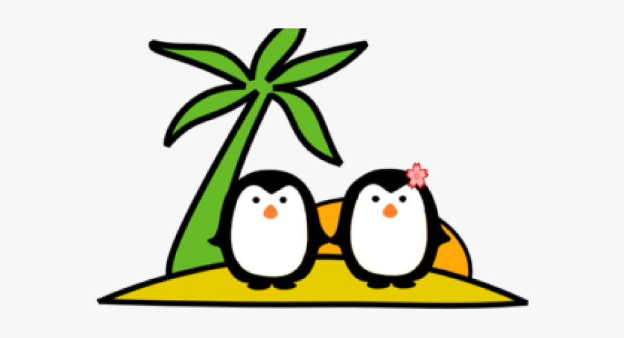 Beach Clipart Bird - Island Clip Art, Transparent Clipart