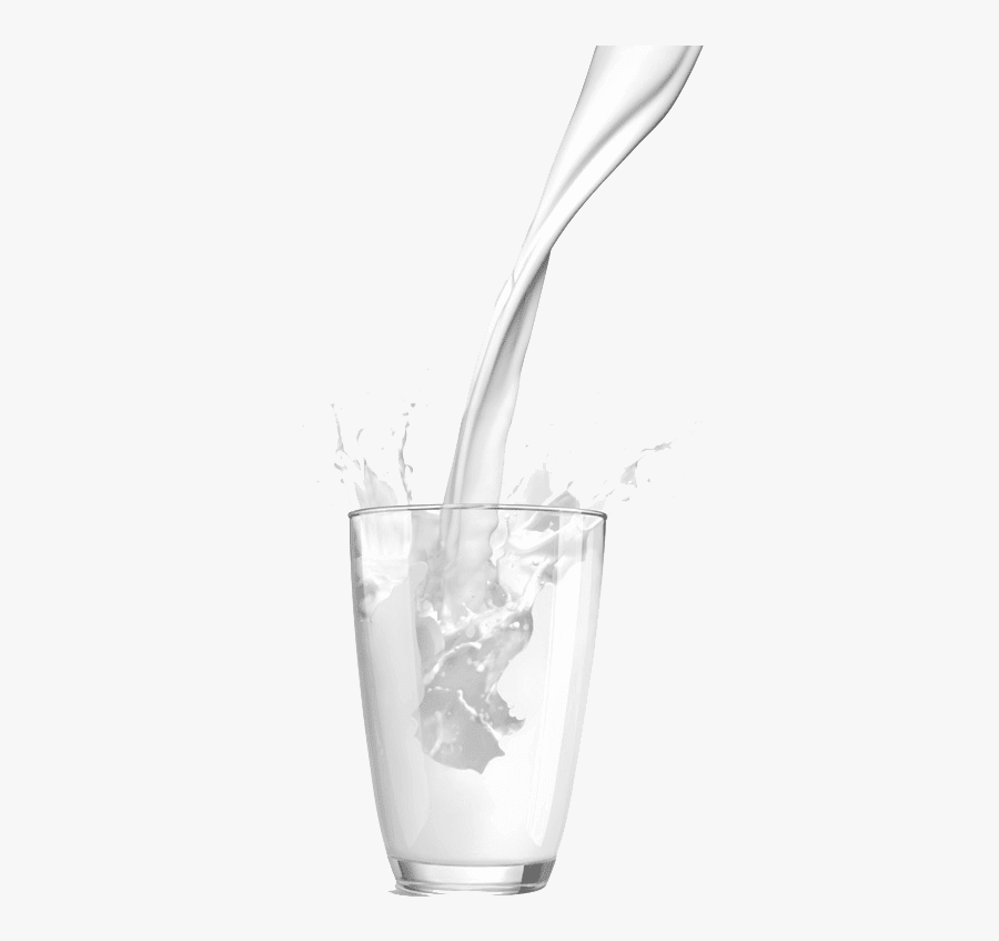 Milk Pour, Transparent Clipart