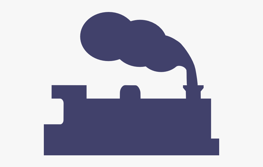 Silhouette Of Steam Train, Transparent Clipart