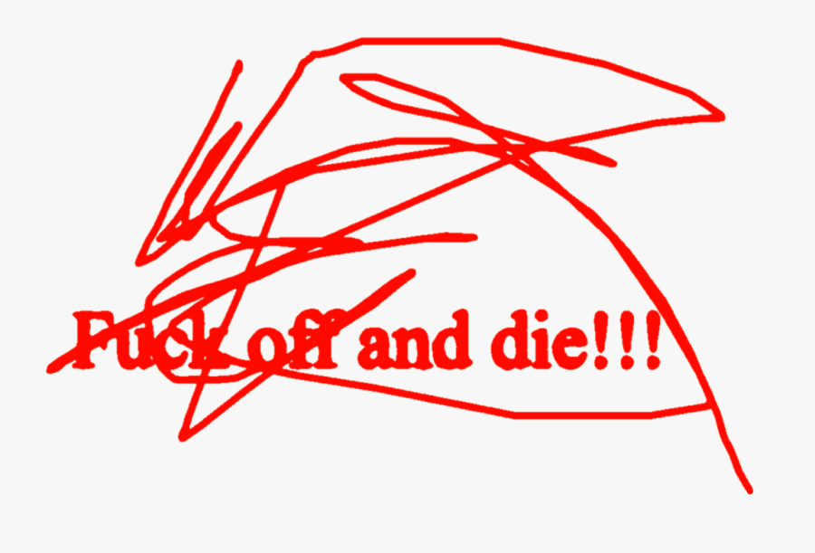 Red Scribble Png - Edgy Red Aesthetic Png, Transparent Clipart