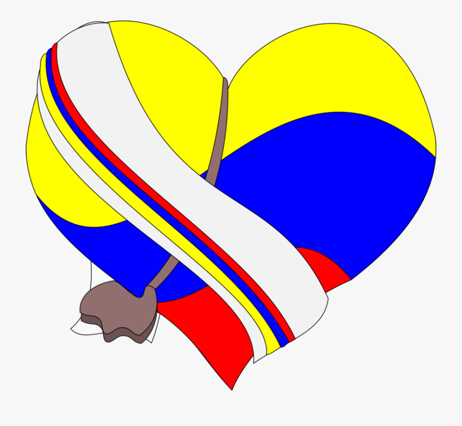 Corazón De Colombia, Transparent Clipart