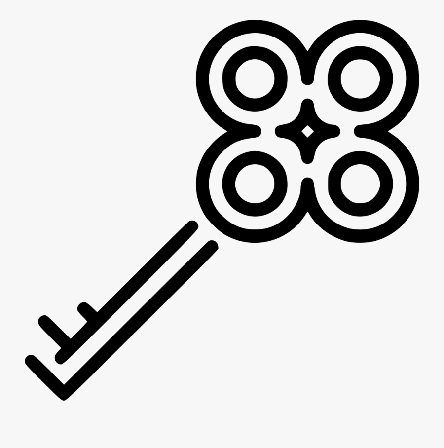 Old Key - Icon, Transparent Clipart