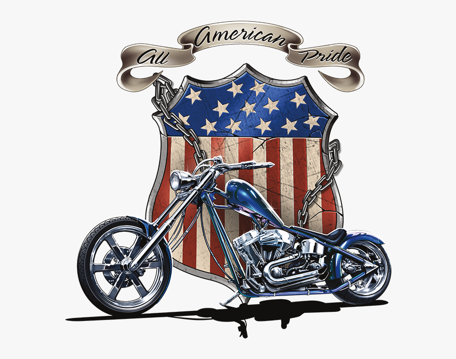 Transparent Vintage Motorcycle Clipart - Chopper Motorcycle Art , Free