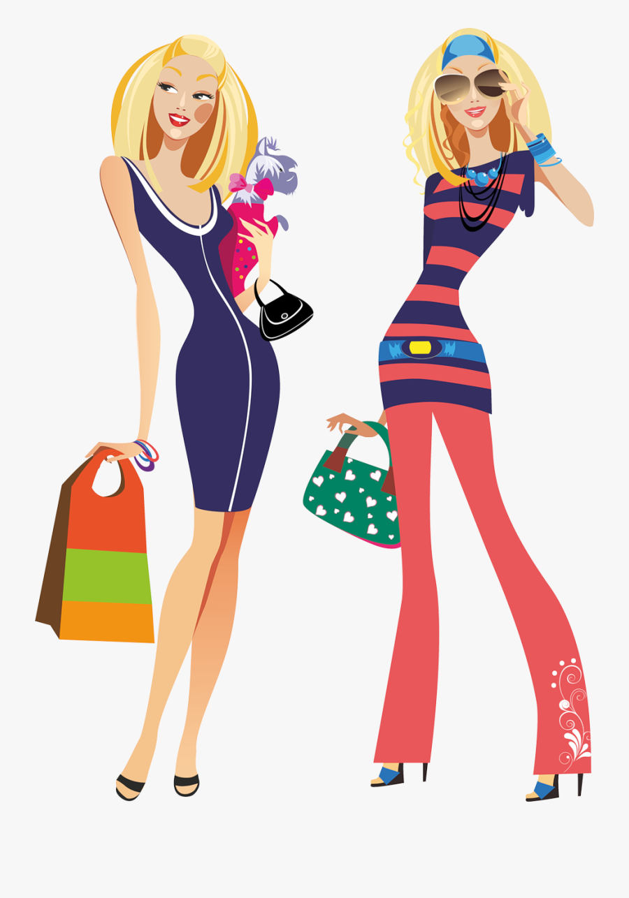 - Fashion Woman Clipart Png - Vectors Fashion Girl, Transparent Clipart