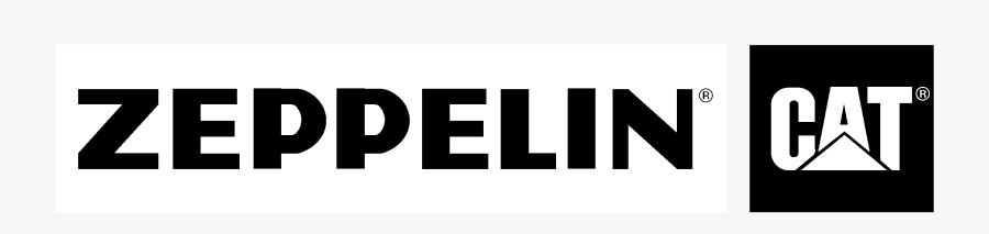 Caterpillar Logo Png Transparent Blk - Zeppelin Caterpillar Logo Vector, Transparent Clipart