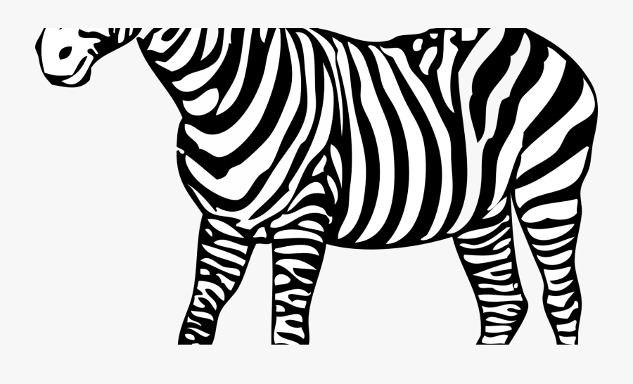 Colouring Pic Of Zebra - Z For Zebra Clipart, Transparent Clipart