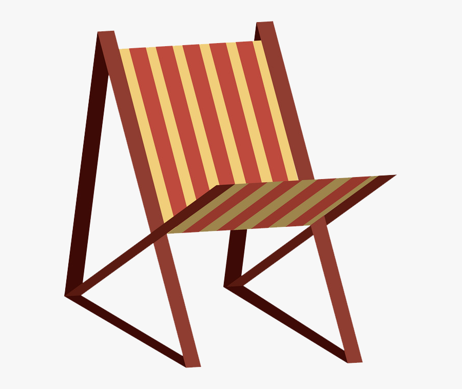 Deck Chair Png Clipart - Illustration, Transparent Clipart