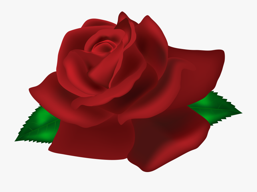 Red Cliparts Transparent Dark Rose - Portable Network Graphics, Transparent Clipart