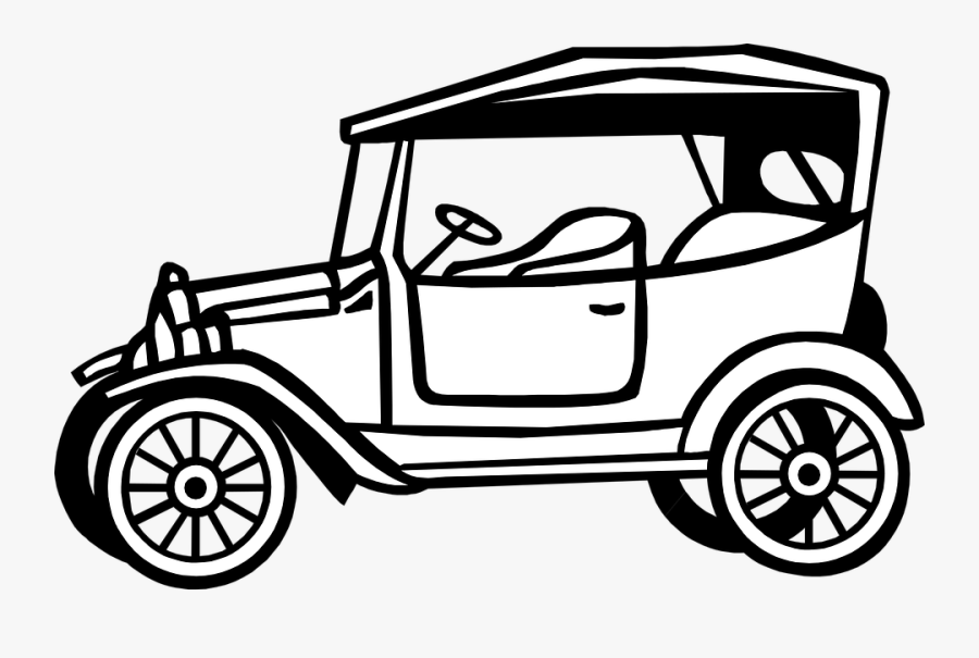 Henry Ford Car Drawing, Transparent Clipart