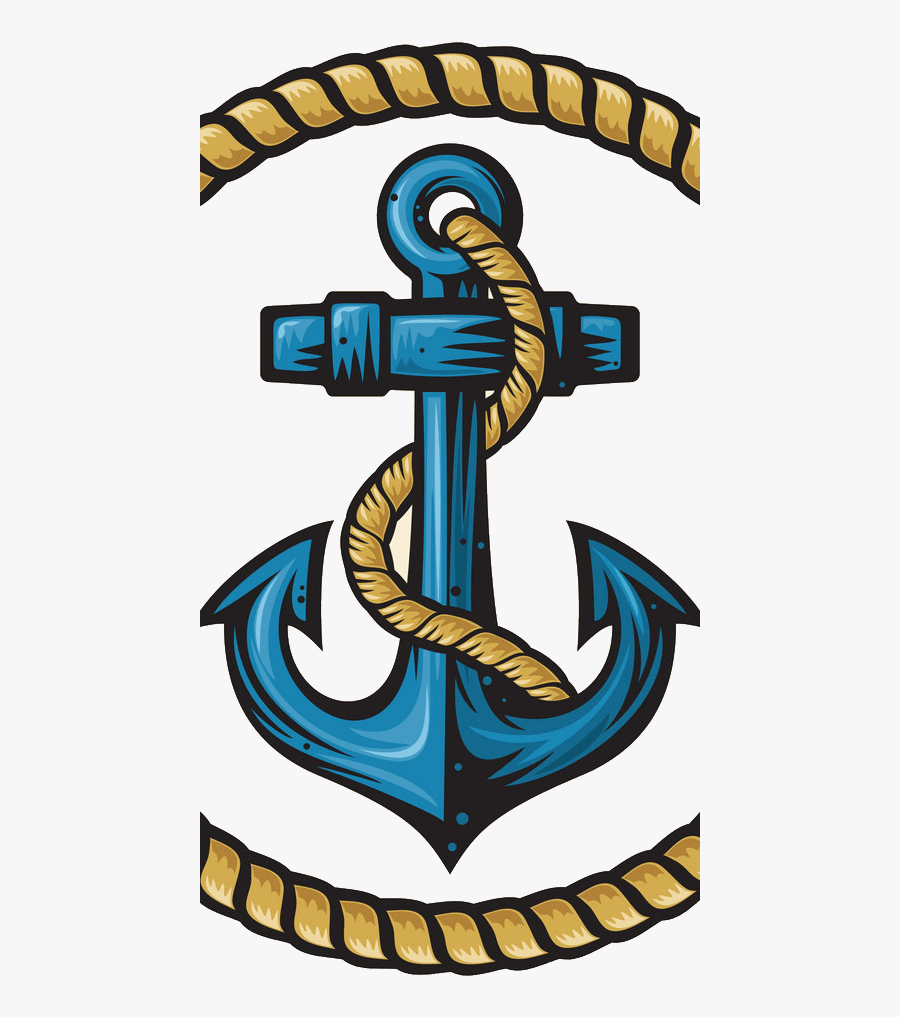 Ancla De La Armada Del Ecuador Clipart , Png Download - Anchor And Rope, Transparent Clipart