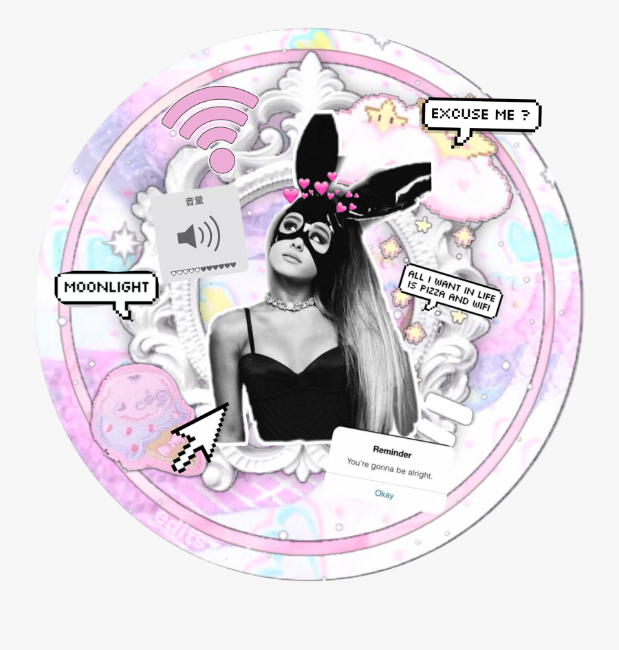 Im Proud Of This - Ariana Grande Black Mask, Transparent Clipart