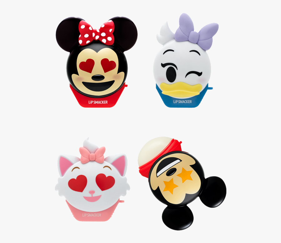 Disney Emoji Lip Balm 4 Pack - Lip Smackers Disney Mini, Transparent Clipart