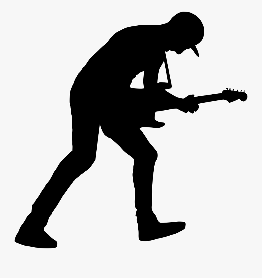 Musician Clipart Silhouette - Montañero Vector, Transparent Clipart