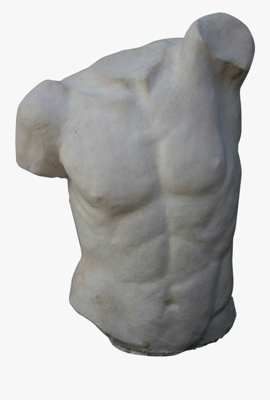 Transparent Male Torso Clipart - Greek Sculpture Torso Png, Transparent Clipart