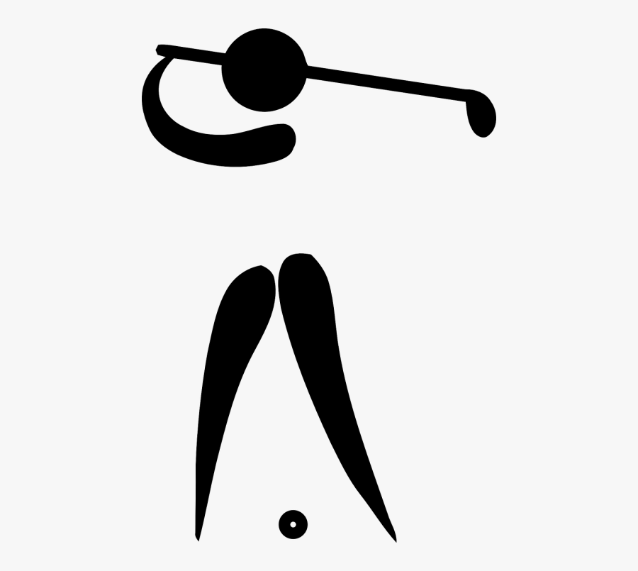 Golf Sports Pictogram - Golf Pictogram, Transparent Clipart