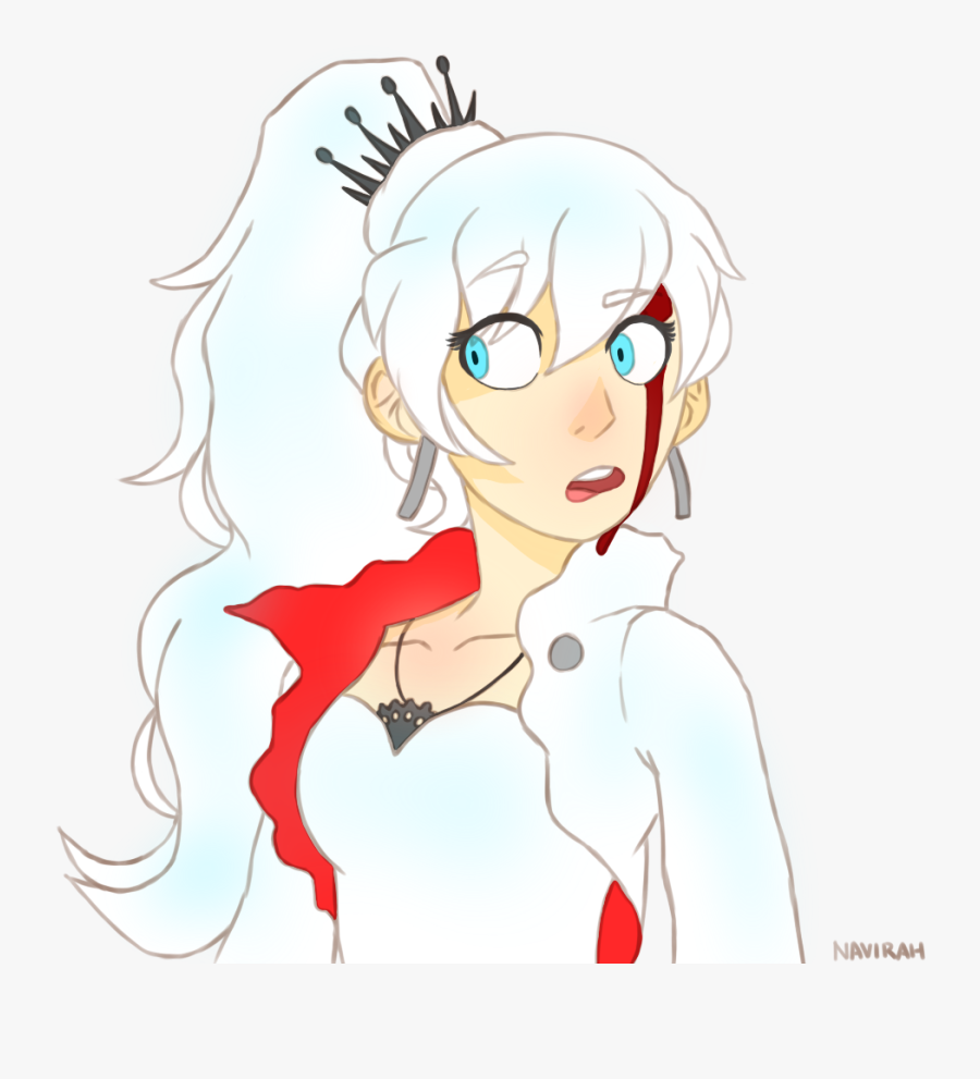 Weiss Schnee Crying Smile Facial Expression Shame - Weiss Schnee X Yang Xiao Long, Transparent Clipart