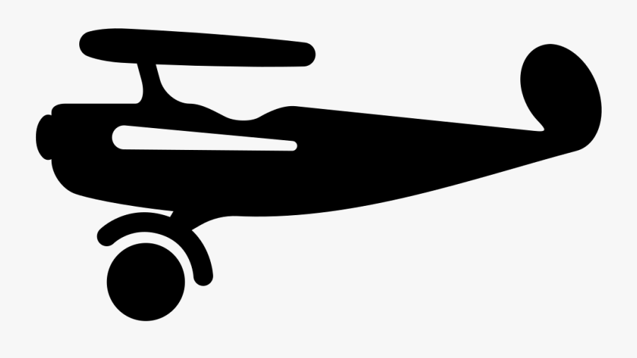 Transparent Old Fashioned Airplane Clipart - Old Airplane Icon Png, Transparent Clipart