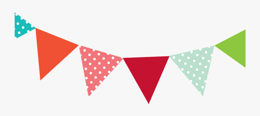 Transparent Triangle Clipart - Clipart Bunting Flags, Transparent Clipart