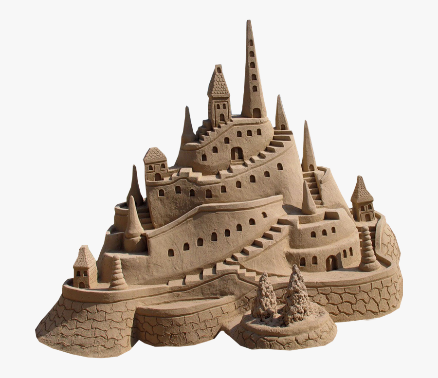 Clay Model Of A Castle Png Image - Castillos De Arena Playa, Transparent Clipart