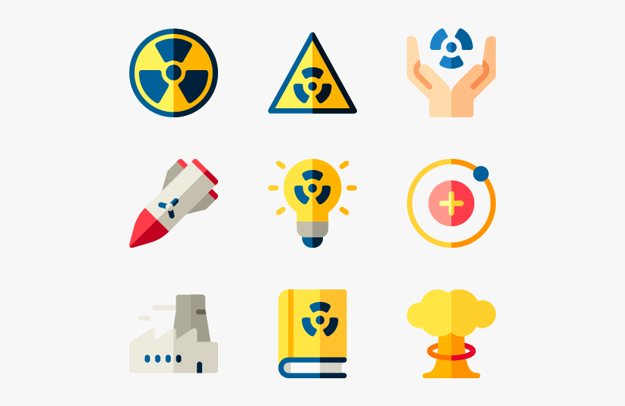 Nuclear Energy - Nuclear Icons, Transparent Clipart