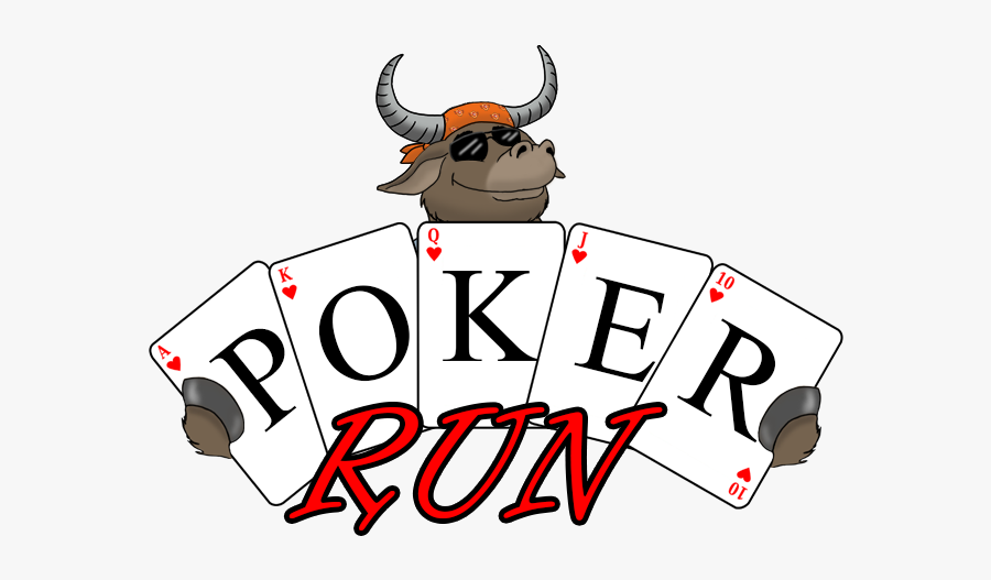 Logo Poker Run - Cartoon, Transparent Clipart